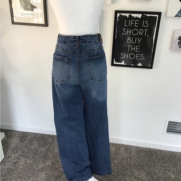 NWT size 14/32 high rise long length flare fit jeans by One 5 One - Picture 3 of 3